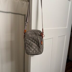 MZ Wallace Gray metro Crossbody Bag
